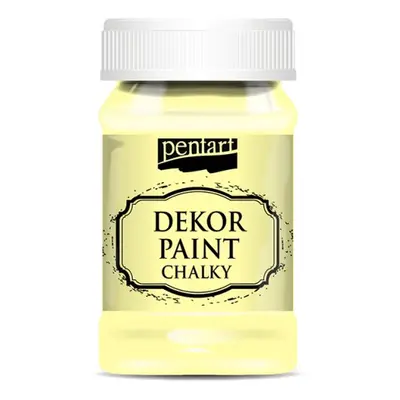 Pentart Křídová a dekorační barva PENTART 100 ml ŽLUTÁ