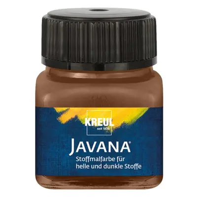 Kreul Barva na světlý a tmavý textil JAVANA 20 ml HNĚDÁ