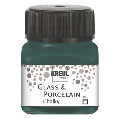 Kreul Barva na sklo a porcelán CHALKY 20 ml ZELENÁ CHATA