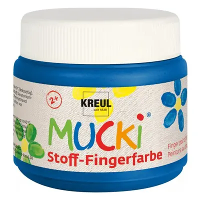 Mucki Prstová barva na textil MUCKI 150 ml MODRÁ