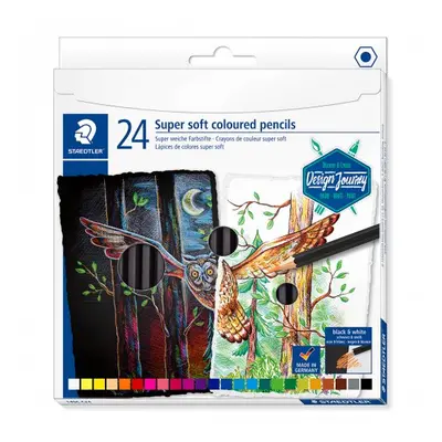 Staedtler Barevné pastelky Design Journey Super Soft 24 barev