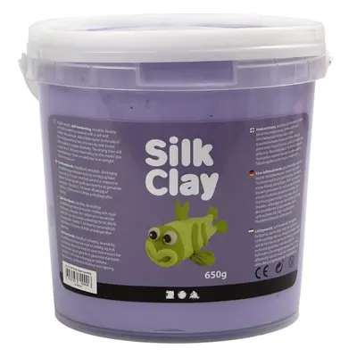 Creative Silk Clay hedvábná modelovací hmota FIALOVÁ 650 g