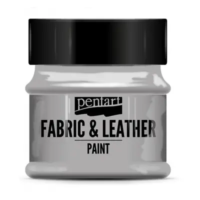 Pentart Barva na kůži a textil glitter PENTART 50 ml STŘÍBRNÁ