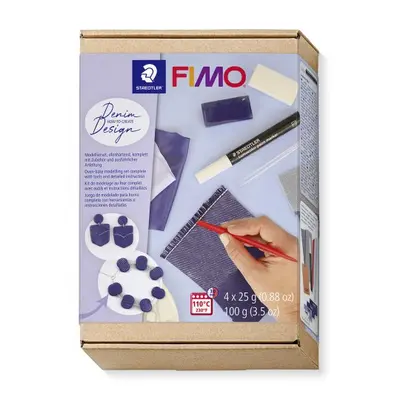 Staedtler FIMO Soft sada Jak vyrobit DŽÍNOVÝ EFEKT