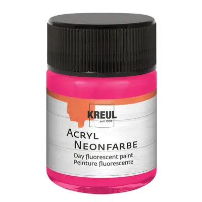 Kreul Akrylová barva neonová KREUL 50 ml RŮŽOVÁ