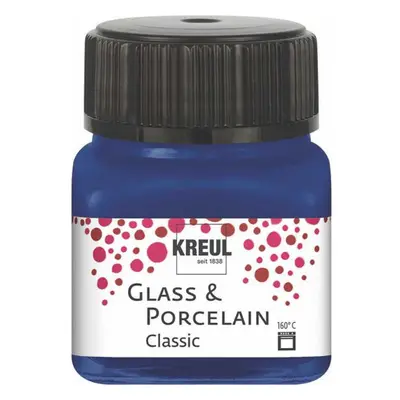 Kreul Barva na sklo a porcelán classic 20 ml KRÁLOVSKÁ MODRÁ