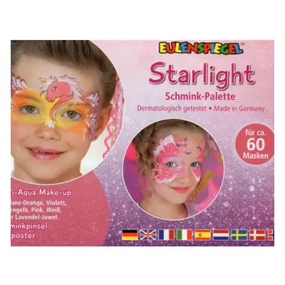 Eulenspiegel Starlight - Make-up paleta s instrukcemi