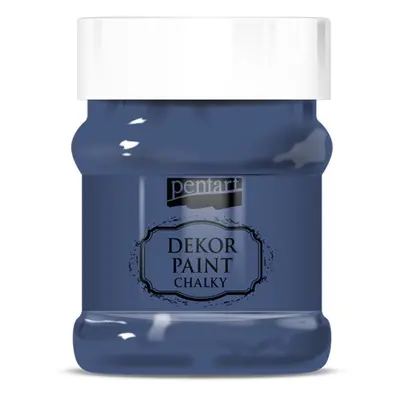 Pentart Křídová a dekorační barva PENTART 230 ml DENIM MODRÁ