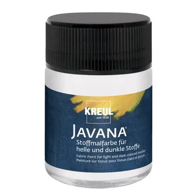 Kreul Barva na světlý a tmavý textil JAVANA 50 ml BÍLÁ