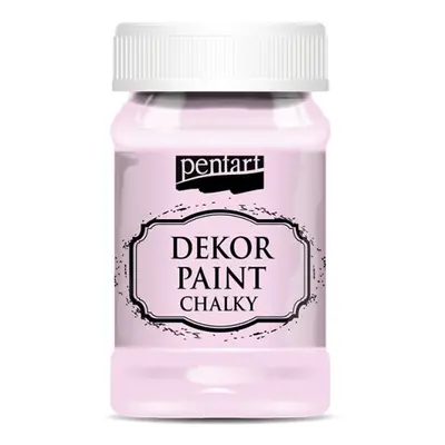 Pentart Křídová a dekorační barva PENTART 100 ml TŘEŠŇOVÁ RŮŽOVÁ