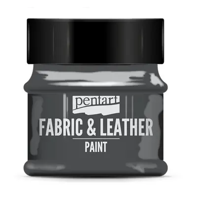 Pentart Barva na kůži a textil glitter PENTART 50 ml GRAFITOVÁ