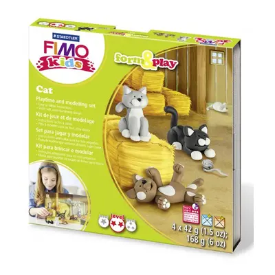 FIMO Staedtler Sada Fimo kids Form & Play Kočky