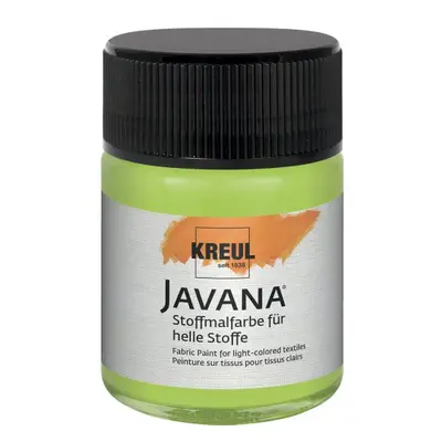 Kreul Barva na světlý textil JAVANA 50 ml FLUORESCENČNÍ ZELENÁ