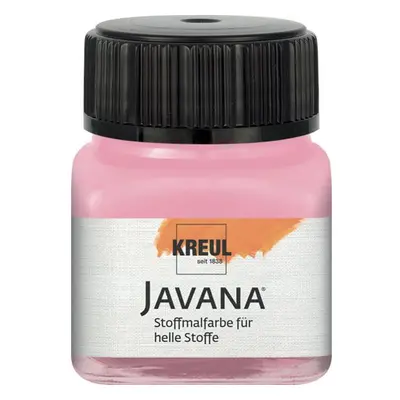 Kreul Barva na světlý textil JAVANA 20 ml SVĚTLÁ RŮŽOVÁ