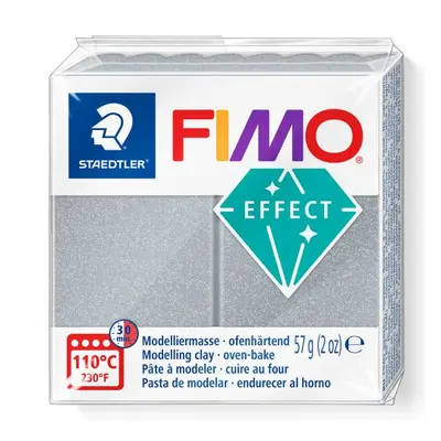 Staedtler FIMO efekt 57g METALICKÁ STŘÍBRNÁ