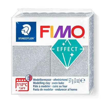 Staedtler FIMO GLITTER efekt 57 g STŘÍBRNÁ