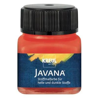 Kreul Barva na světlý a tmavý textil JAVANA 20 ml ČERVENÁ