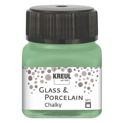 Kreul Barva na sklo a porcelán CHALKY 20 ml ROZMARÝNOVÁ ZELENÁ