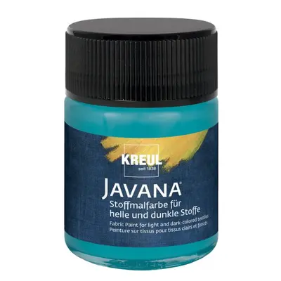 Kreul Barva na světlý a tmavý textil JAVANA 50 ml TYRKYSOVÁ