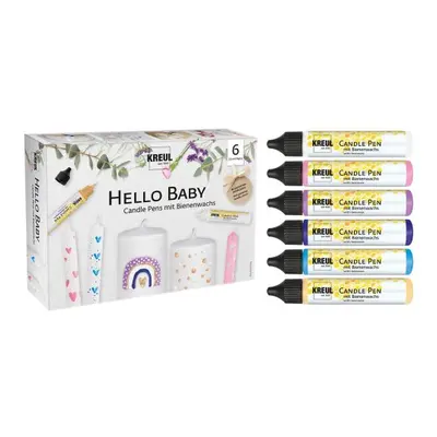 Kreul Sada CANDLE PEN KREUL voskové pero pro malování svíček HELLO BABY