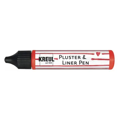 Kreul 3D Pluster & LinerPen 29 ml ČERVENÁ