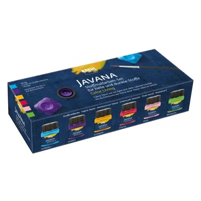 Kreul Sada barev na světlý a tmavý textil JAVANA COLOR LIVING 6 x 20 ml