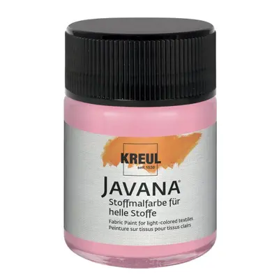 Kreul Barva na světlý textil JAVANA 50 ml FLUORESCENČNÍ RŮŽOVÁ