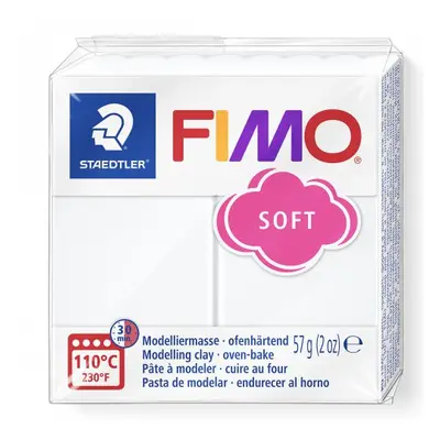 Staedtler FIMO soft 57g BÍLÁ