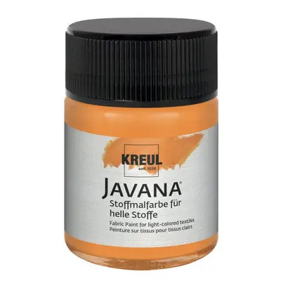 Kreul Barva na světlý textil JAVANA 50 ml ORANŽOVÁ