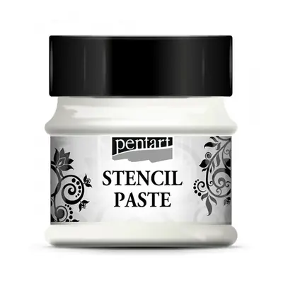 Pentart Šablonová pasta 50 ml STŘÍBRNÁ