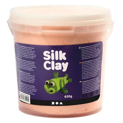 Creative Silk Clay hedvábná modelovací hmota SVĚTLÁ BÉŽOVÁ 650 g