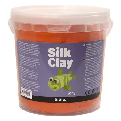 Creative Silk Clay hedvábná modelovací hmota ORANŽOVÁ 650 g