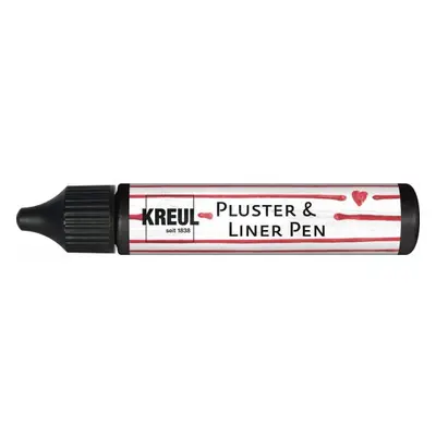 Kreul 3D Pluster & LinerPen 29 ml ČERNÁ