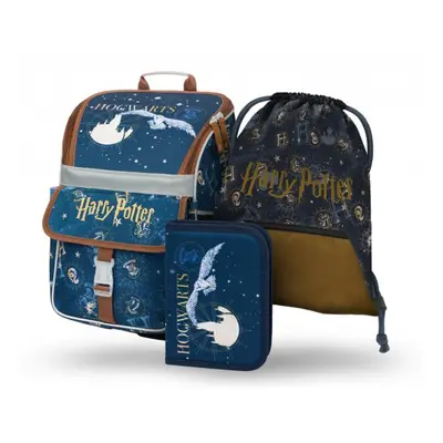 Baagl Školní set Zippy Harry Potter Bradavice - aktovka, penál, sáček