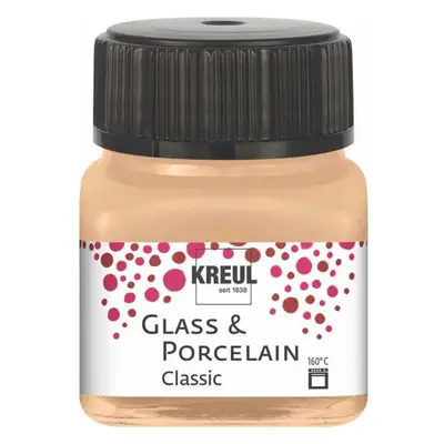 Kreul Barva na sklo a porcelán classic 20 ml METALICKÁ ŠAMPAŇSKÁ