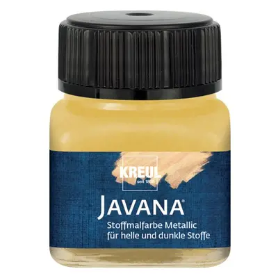 Kreul Barva na textil metalická JAVANA 20 ml ZLATÁ