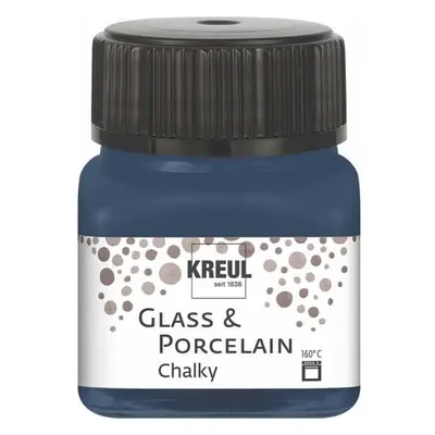 Kreul Barva na sklo a porcelán CHALKY 20 ml NÁMOŘNÍ MODRÁ