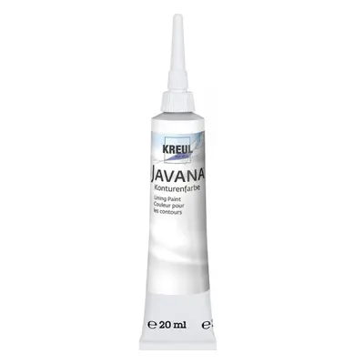 Kreul Kontura barevná JAVANA 20 ml bílá