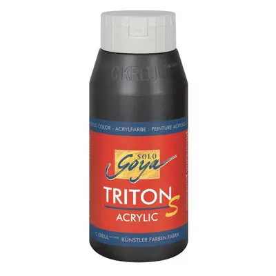 Solo Goya Akrylová barva TRITON SOLO GOYA lesk 750 ml ČERNÁ