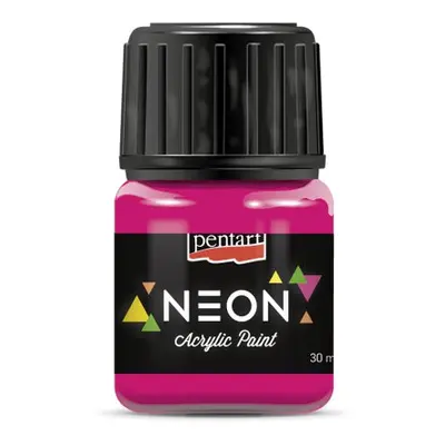 Pentart Akrylová barva NEON PENTART 30 ml RŮŽOVÁ