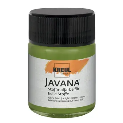 Kreul Barva na světlý textil JAVANA 50 ml OLIVOVÁ ZELENÁ