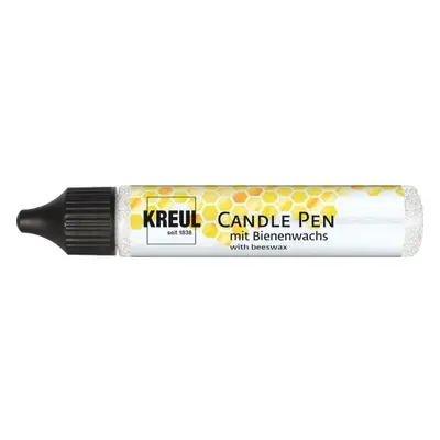 Kreul CANDLE PEN KREUL voskové pero pro malování svíček GLITTER STŘÍBRNÁ