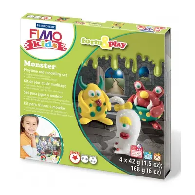 FIMO Staedtler Sada Fimo kids Form & Play Příšerky