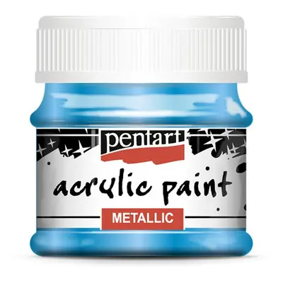 Pentart Akrylová barva metalická 50 ml MODRÁ