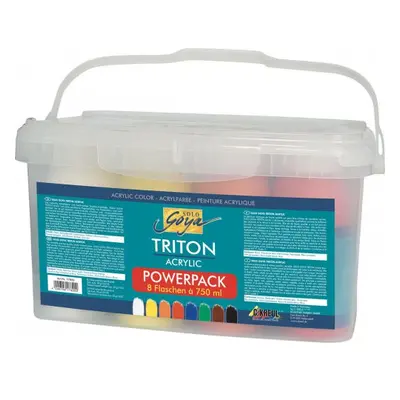 Akrylové barvy Kreul Solo Goya Triton sada 8 x 750 ml