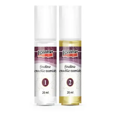 Pentart Kraklovací lak Fineline - dvousložkový PENTART 20 ml