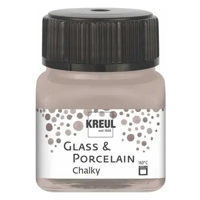 Kreul Barva na sklo a porcelán CHALKY 20 ml NOBLESNÍ NUGÁTOVÁ