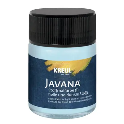 Kreul Barva na světlý a tmavý textil JAVANA 50 ml LEDOVÁ MODRÁ