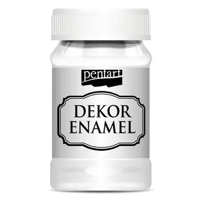 Pentart Dekorační smalt 100 ml BÍLÁ