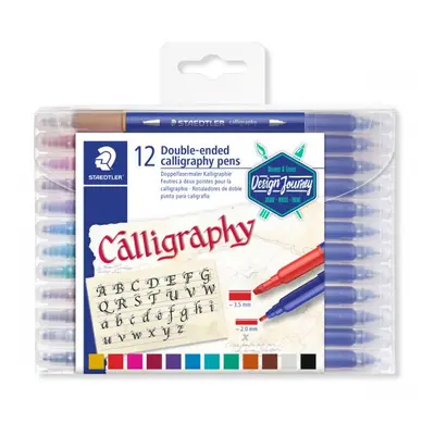 Staedtler Calligraph Duo 12 barev